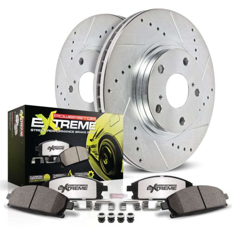 Power Stop 08-09 Pontiac G8 Front Z26 Street Warrior Brake Kit