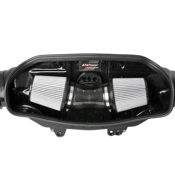 aFe 2020 Corvette C8 Track Series Carbon Fiber Cold Air Intake System With Pro DRY S Filters-Cold Air Intakes-aFe-AFE57-10013D-SMINKpower Performance Parts