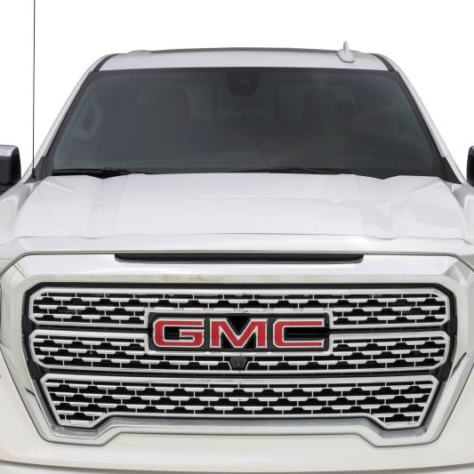 AVS 19-22 GMC Sierra 1500 Aeroskin Low Profile Hood Shield - Chrome