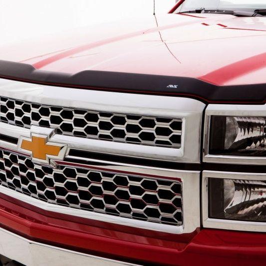 AVS 22-23 Chevrolet Silverado 1500 (Excl. ZR2/LT TB) Aeroskin Low Profile Hood Shield - Matte Black