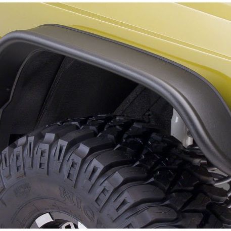 Bushwacker 84-01 Jeep Cherokee Flat Style Flares 4pc - Black