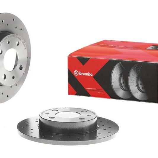 Brembo 13-16 Porsche Boxster/14-16 Cayman Front Drilled UV Coated Rotor