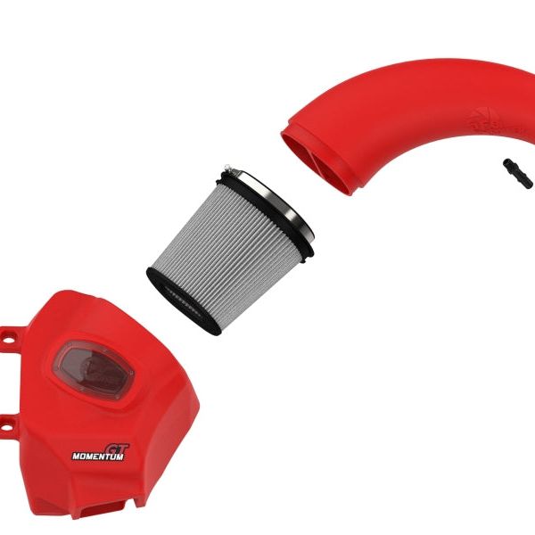 aFe Momentum GT Pro DRY S Intake System Red Edition 19-23 Dodge RAM 1500 V8-5.7L HEMI - SMINKpower Performance Parts AFE50-70013DR aFe