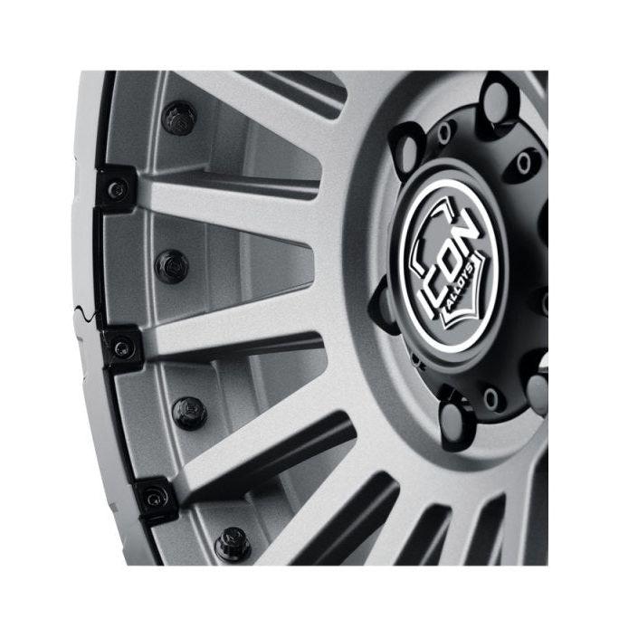 ICON Recon Pro 17x8.5 6x5.5 0mm Offset 4.75in BS 106.1mm Bore Charcoal Wheel