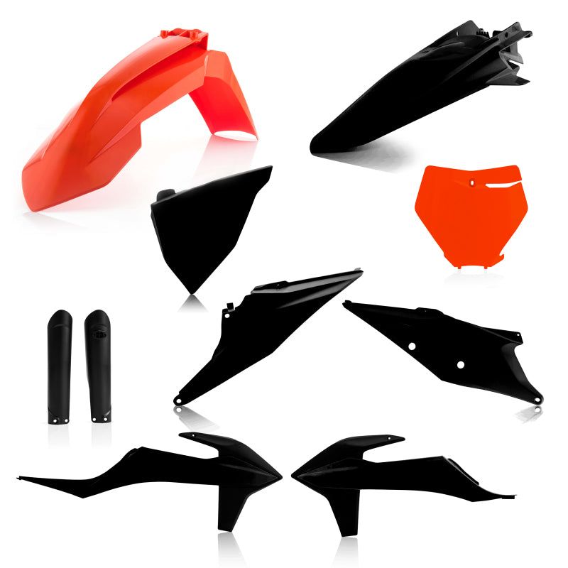 Acerbis 19-22 KTM 125-450 SX/ SX-F/ XC-F/ XC/ XC-tpi Full Plastic Kit - Orange/Black-Plastics-Acerbis-ACB2726495225-SMINKpower Performance Parts