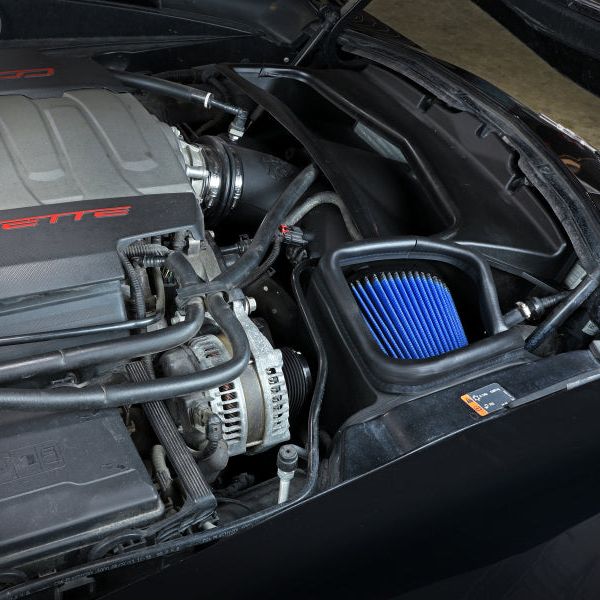 aFe POWER Magnum FORCE Stage-2 Pro 5R Cold Air Intake Sys 14-19 Chevrolet Corvette (C7) V8-6.2L-Cold Air Intakes-aFe-AFE54-13041R-SMINKpower Performance Parts