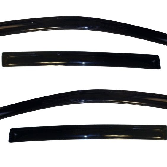 AVS 12-18 Chevy Sonic Hatch (5 Door) Ventvisor Outside Mount Window Deflectors 4pc - Smoke