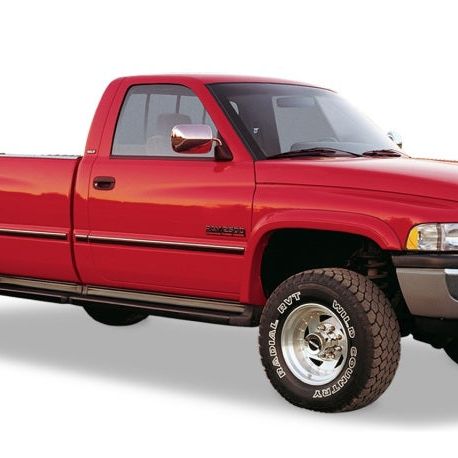 Bushwacker 94-01 Dodge Ram 1500 Fleetside Extend-A-Fender Style Flares 4pc 78.0/96.0in Bed - Black