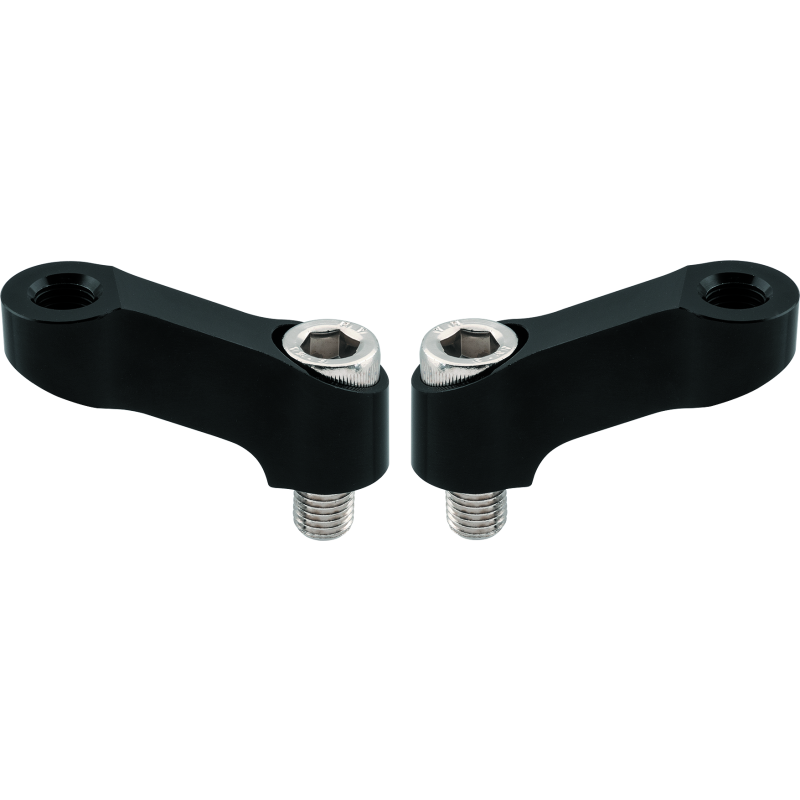 BikeMaster Mirror Extension 10mm Pair - Black