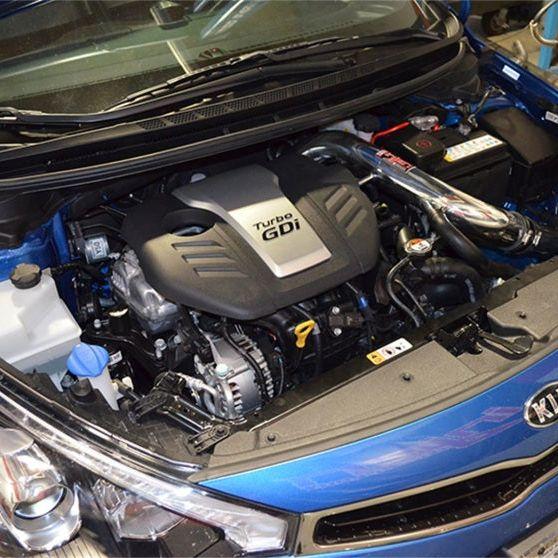 Injen 2014 Kia Forte Koup 1.6L Turbo 4Cyl Polished Cold Air Intake (Converts to Short Ram Intake)