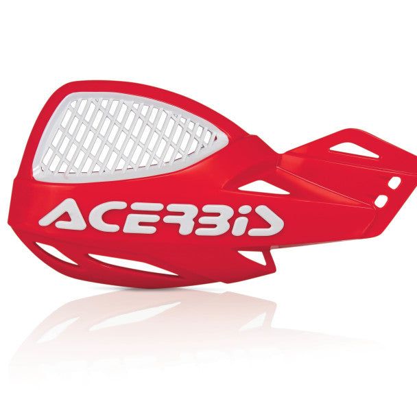 Acerbis Vented Uniko Handguard - Red/White-Hand Guards-Acerbis-ACB2072671005-SMINKpower Performance Parts