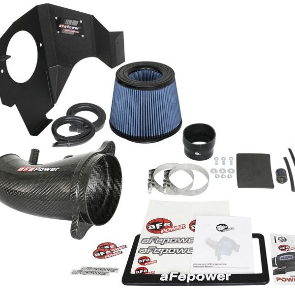 aFe MagnumFORCE Carbon Fiber Intake Stage-2 Pro 5R 11-17 Dodge Challenger/Charger SRT-8 V8 6.4L-Cold Air Intakes-aFe-AFE54-12172-C-SMINKpower Performance Parts