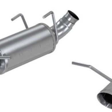 MBRP 11-14 Ford Mustang V6 3in. Dual Muffler Axle Back Split Rear Exhaust System AL