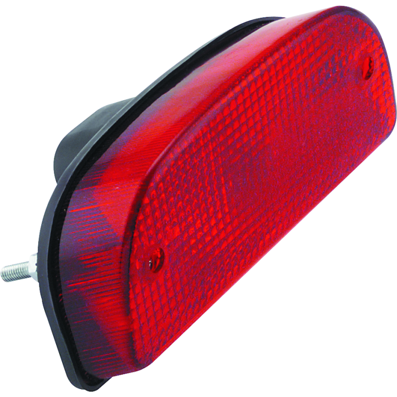 Bikers Choice Replacement Custom Fatbob Rear Taillight W/Red Lens