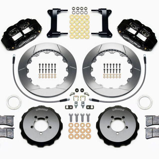 Wilwood Narrow Superlite 6R Front Hat Kit 13.06in 1999-2012 Subaru WRX w/Lines