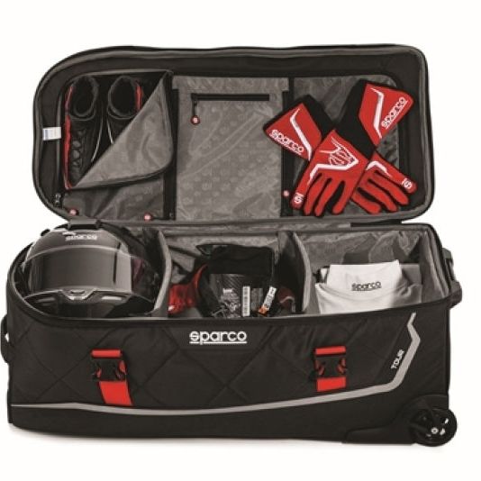 Sparco Tour Bag Martini-Racing Black/Red-Apparel-SPARCO-SPA016437MRRS-SMINKpower Performance Parts