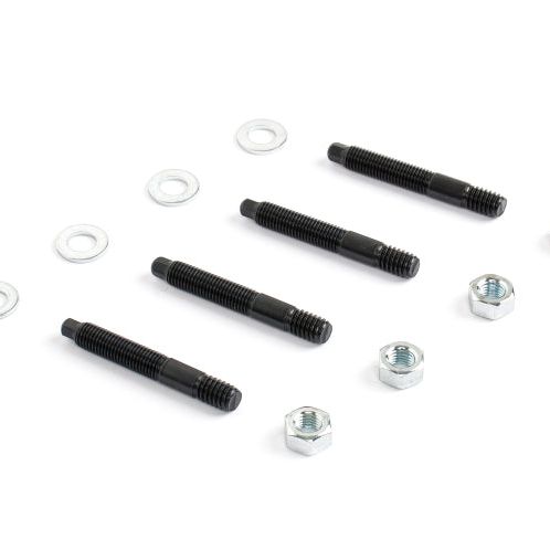 Cometic Carburetor Studs 2in Black Oxide Finish - With Bullet Tip