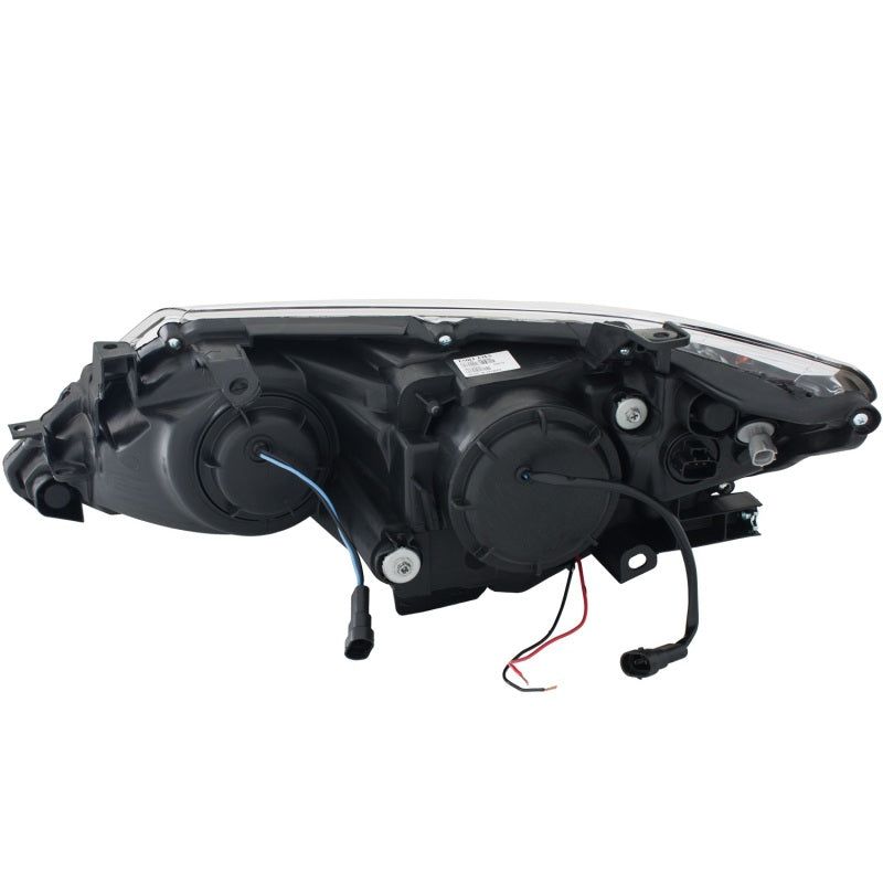 ANZO 2012-2013 Toyota Camry Projector Headlights w/ Halo Black-Headlights-ANZO-ANZ121512-SMINKpower Performance Parts