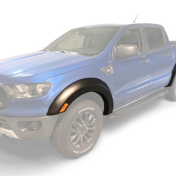 Bushwacker 2019 Ford Ranger Supercrew Extend-A-Fender Style Flares 4pc - Black