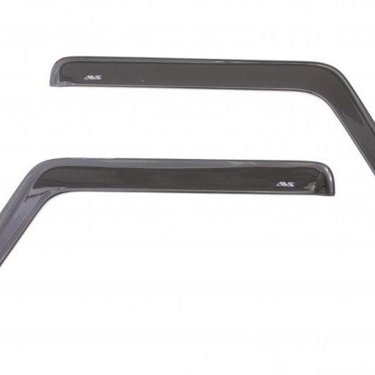 AVS 07-18 Jeep Wrangler (2 Door Only) Ventvisor Low Profile Window Deflectors 2pc - Smoke