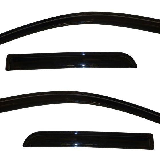 AVS 11-13 Mitsubishi Outlander Sport Ventvisor Outside Mount Window Deflectors 4pc - Smoke