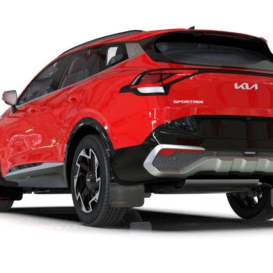 Rally Armor 23-24 Kia Sportage Black UR Mud Flap w/ Red Logo