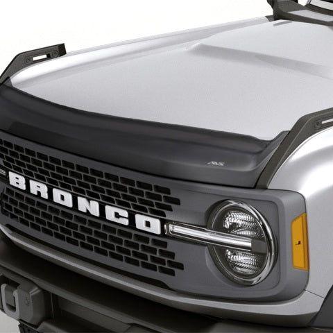 AVS 21-23 Ford Bronco 2/4Dr. Excl. Raptor Aeroskin II Textured Low Profile Hood Shield - Black