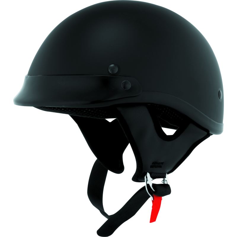 Skid Lids Traditional Helmet Flat Black - Medium