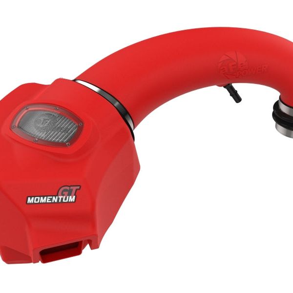 aFe Momentum GT Pro DRY S Intake System Red Edition 19-23 Dodge RAM 1500 V8-5.7L HEMI - SMINKpower Performance Parts AFE50-70013DR aFe