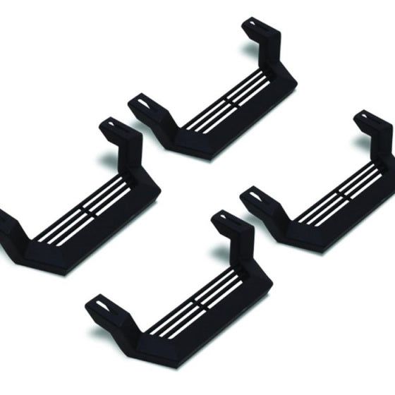 Rampage 1999-2019 Jeep Rock Rail Short Step Universal 4 Piece Set - Black