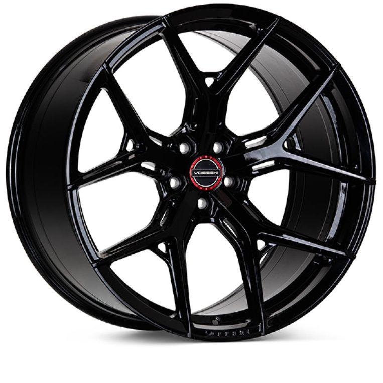 Vossen HF-5 23x11 / 5x112 / ET14 / Super Deep Face / 66.5 - Gloss Black Wheel