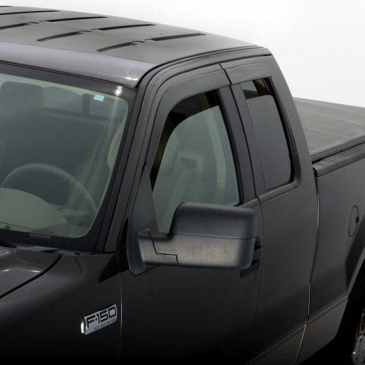 AVS 04-14 Ford F-150 Supercab Ventvisor Low Profile Deflectors 4pc - Smoke