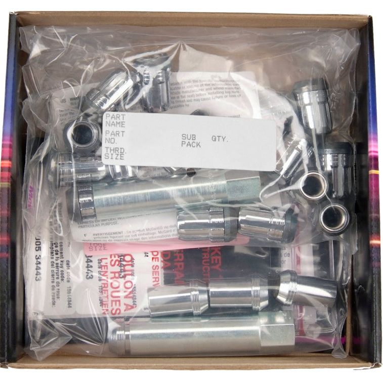 McGard SplineDrive Tuner 4 Lug Install Kit w/Locks & Tool (Cone) M12X1.5 / 13/16 Hex - Chrome