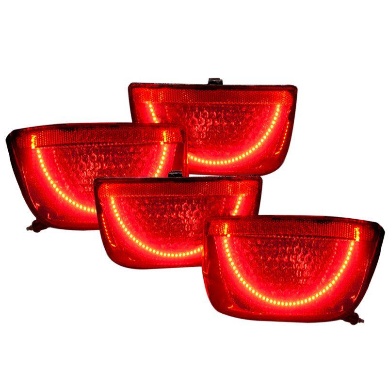 Oracle 10-13 Chevrolet Camaro LED Afterburner Tail Light Halo Kit - Red-Tail Lights-ORACLE Lighting-ORL2533-003-SMINKpower Performance Parts