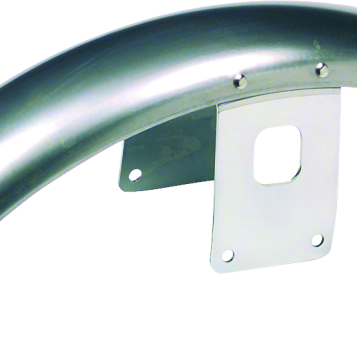 Bikers Choice 73-20 XL 73-86 FX 82-94 FXR Raw Narrow Frt Fender Chrm Bracket for 21in Wheel