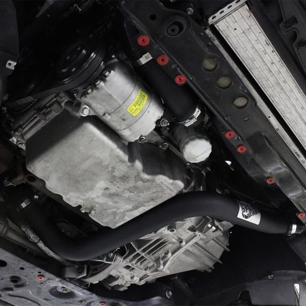aFe Bladerunner 2.5in Intercooler Hot and Cold Side Tubes, 13-14 Ford Focus ST 2.0L (t) *Black*-Intercoolers-aFe-AFE46-20184-B-SMINKpower Performance Parts
