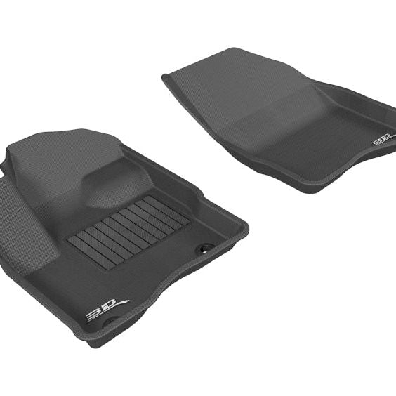 3D MAXpider 2010-2019 Ford Taurus Kagu 1st Row Floormat - Black