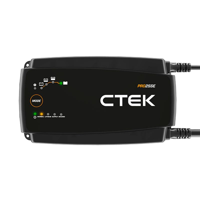 CTEK PRO25SE Battery Charger - 50-60 Hz - 12V - 19.6ft Extended Charging Cable-Battery Chargers-CTEK-CTEK40-327-SMINKpower Performance Parts