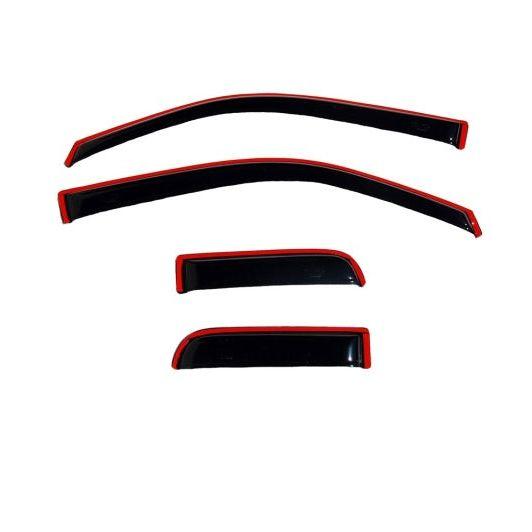 AVS 22-23 Toyota Tundra Ext. Cab/DC Ventvisor Front & Rear Window Deflectors 4pc - Smoke