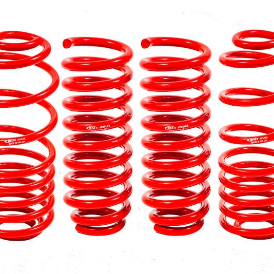 BMR 02-09 Trailblazer Lower Springs Set of 4 2in-3in Drop Red