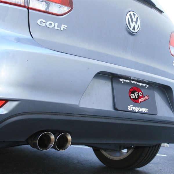 aFe MACHForce XP Exhausts Cat-Back SS-409 EXH CB Volkswagen Golf TDI 11-12 L4-2.0L-Catback-aFe-AFE49-46402-SMINKpower Performance Parts