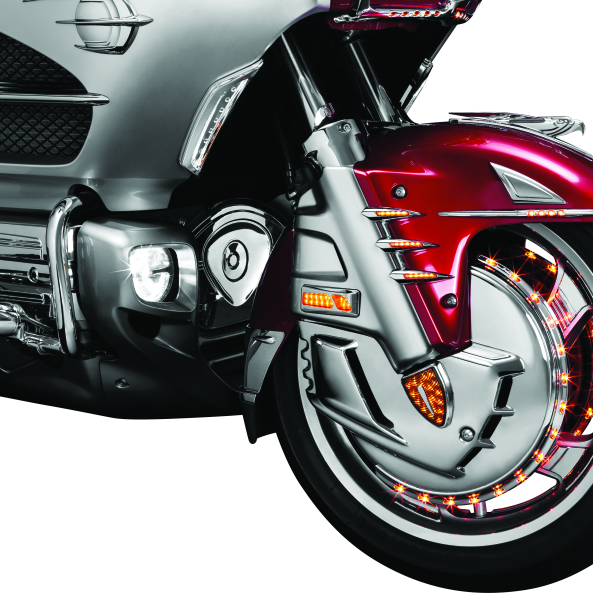 Kuryakyn Deco Eagle Fender Ornament 01-22 Honda GL1800 Chrome