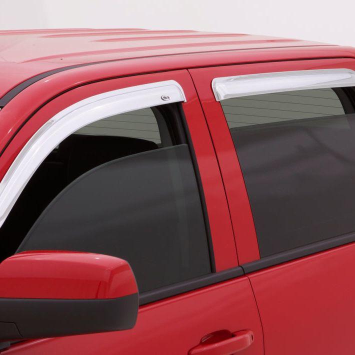 AVS 12-16 Honda CR-V Ventvisor Outside Mount Front & Rear Window Deflectors 4pc - Chrome