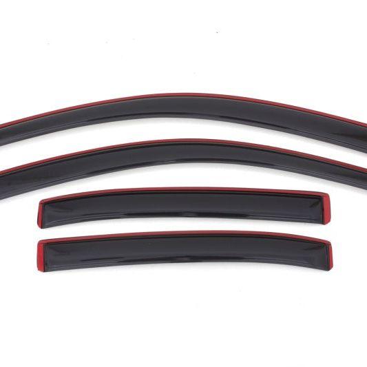 AVS 13-15 Chevy Malibu Ventvisor In-Channel Front & Rear Window Deflectors 4pc - Smoke