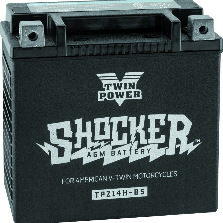 Twin Power YTX-14 Shocker Battery Replaces H-D 65948-00 220 CCA