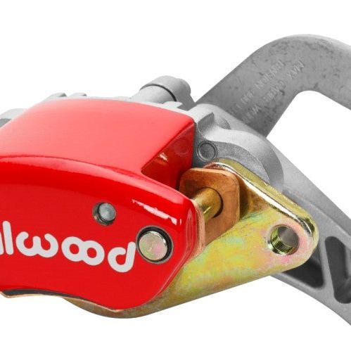 Wilwood Caliper-MC4 Mechanical-R/H - Red w/ Logo 1.19in Piston .81in Disc-Brake Calipers - Perf-Wilwood-WIL120-12069-RD-SMINKpower Performance Parts
