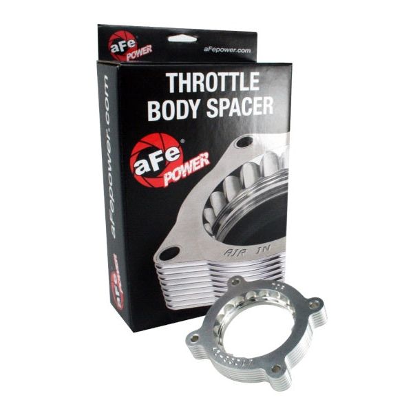afe Silver Bullet Throttle Body Spacer 11-12 Ford F-150 V6 3.5L (tt) EcoBoost-Throttle Body Spacers-aFe-AFE46-33017-SMINKpower Performance Parts