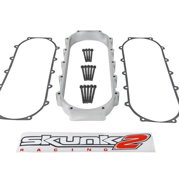 Skunk2 Ultra Series Honda/Acura Silver RACE Intake Manifold 2 Liter Spacer (Inc Gasket & Hardware)-Intake Spacers-Skunk2 Racing-SKK907-05-9002-SMINKpower Performance Parts