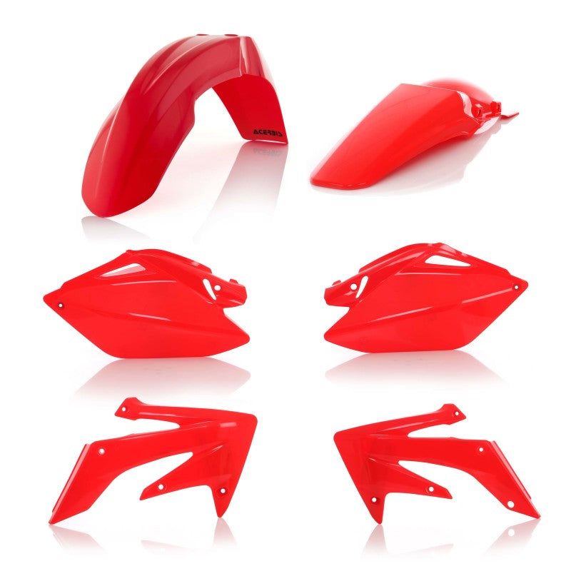 Acerbis 06-09 Honda CRF250R Plastic Kit - Red-Plastics-Acerbis-ACB2041040004-SMINKpower Performance Parts