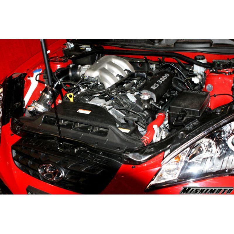 Mishimoto 10+ Hyundai Genesis Coupe V6 Black Silicone Hose Kit-Hoses-Mishimoto-MISMMHOSE-GEN-10BK-SMINKpower Performance Parts